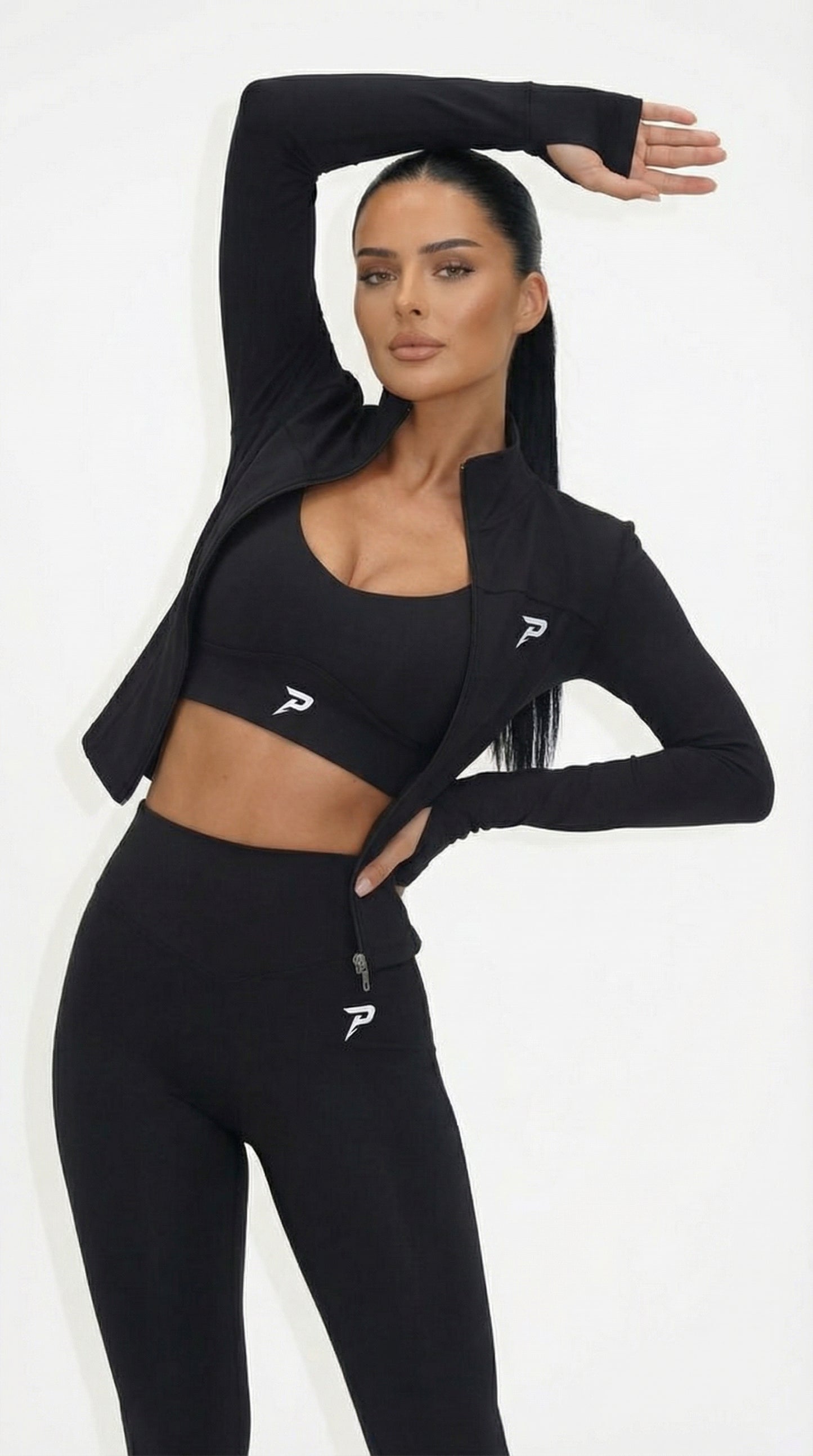 Women’s Black 3-Piece Activewear Set