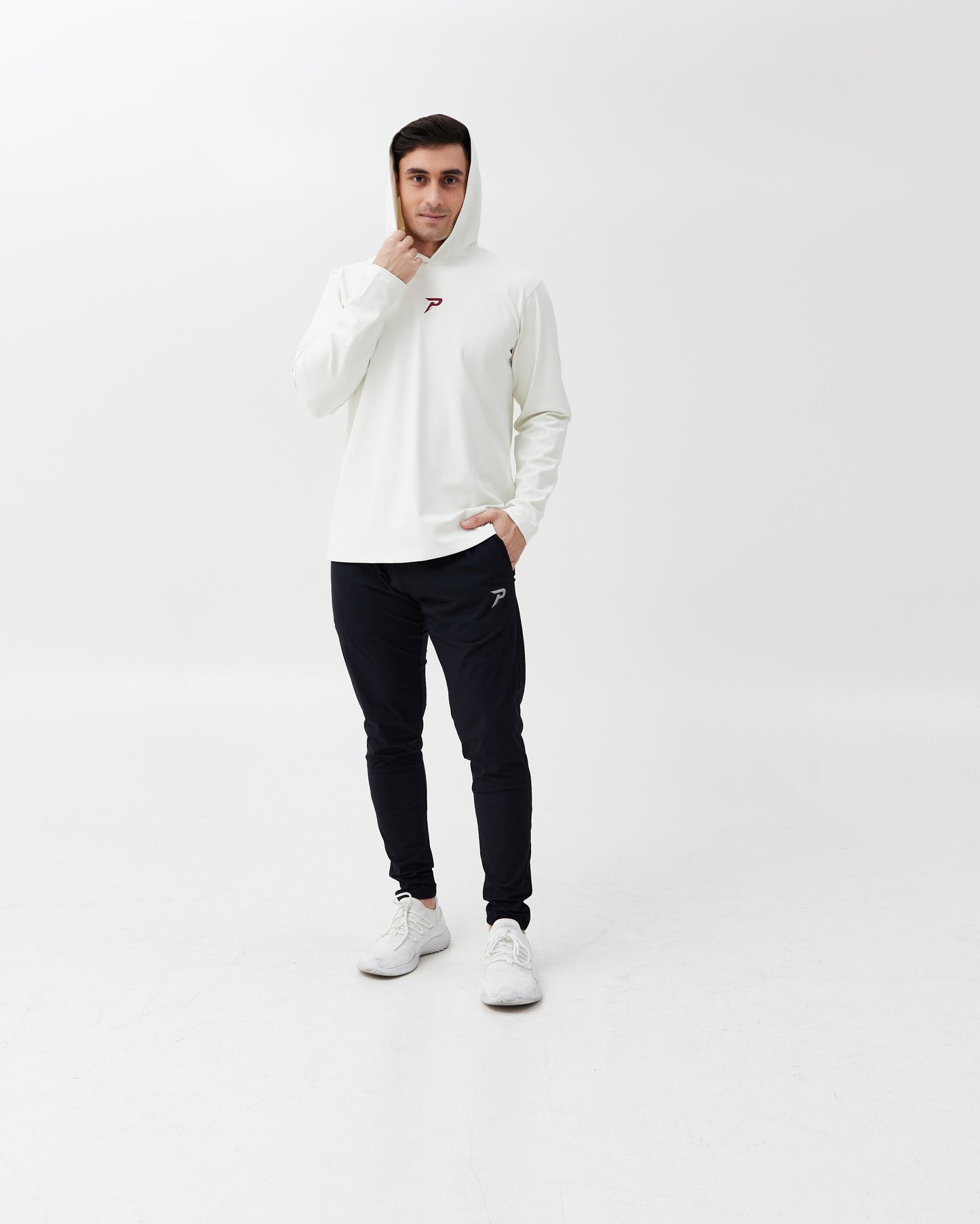 هودي كم طويل PACE – أبيض