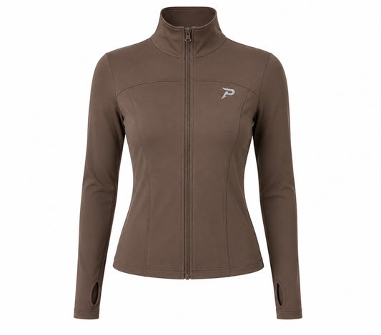 PACE Women’s Active Jacket — Mocha Brown
