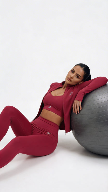 Women’s Fuchsia 3-Piece Activewear Set