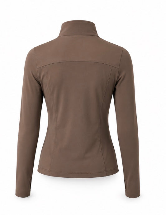 PACE Women’s Active Jacket — Mocha Brown