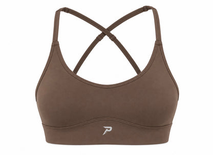 PACE Women’s Sports Bra — Mocha Brown