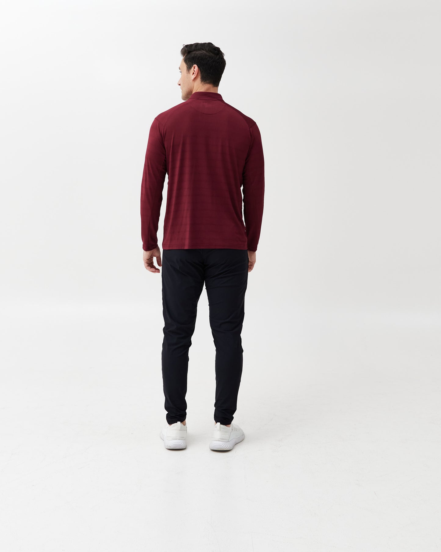 PACE Quick-Dry 1/4-Zip Training Top — Maroon