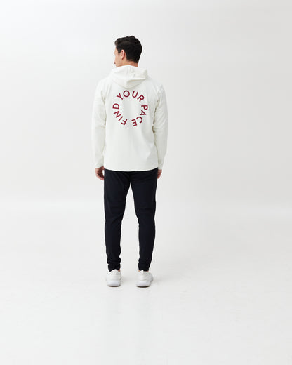 هودي كم طويل PACE – أبيض