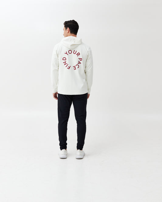 PACE Hooded Long Sleeve – White