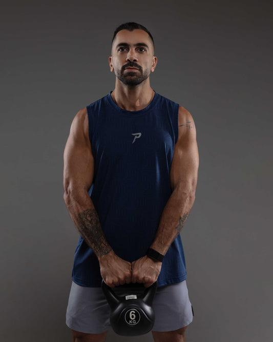 PACE Quick-Dry Performance Tank — Navy