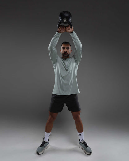 PACE Quick-Dry 1/4-Zip Training Top — Sage Green