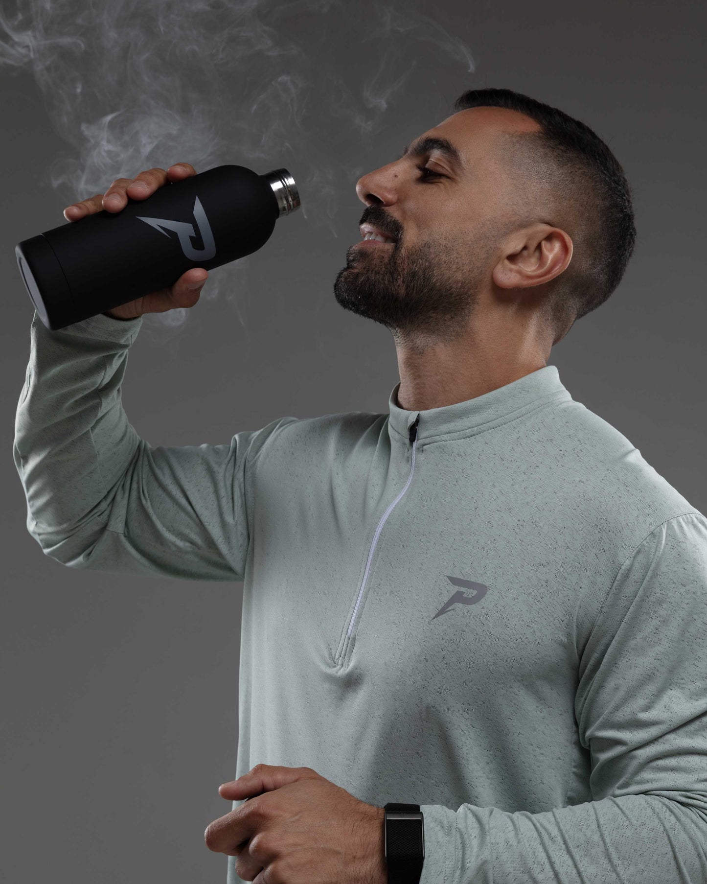 PACE Quick-Dry 1/4-Zip Training Top — Sage Green